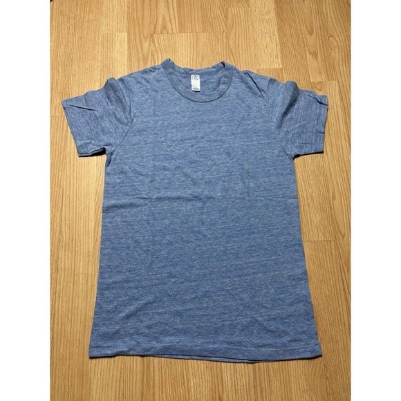Alternative Tops - Alternative Earth Apparel Women's Small Blue T Shirt Relaxed Short Sleeve Soft